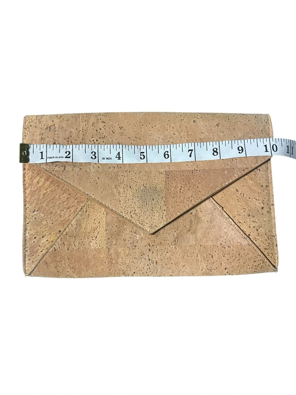 Natural Cork Envelope Clutch Made in Portugal 🇵🇹